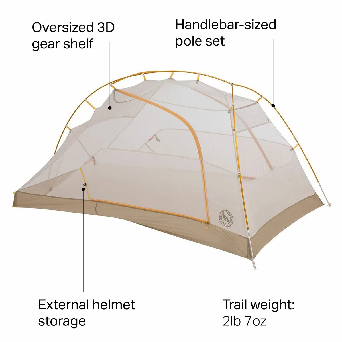 Outlet π― Big Agnes Tiger Wall UL2 Bikepack Tent: 2 Person 3 Season π 4 Outlet π― Big Agnes Tiger Wall UL2 Bikepack Tent: 2 Person 3 Season π - Image 2