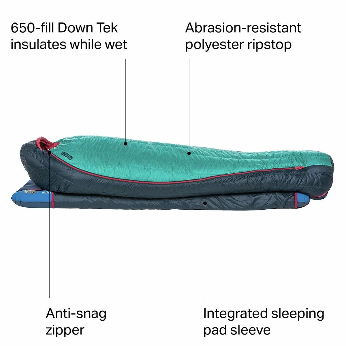 New βοΈ Big Agnes Daisy Mae Sleeping Bag: 15F Down Women's π 4 New βοΈ Big Agnes Daisy Mae Sleeping Bag: 15F Down Women's π - Image 2